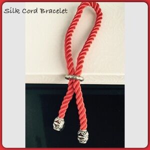 Red Silk  Bracelet